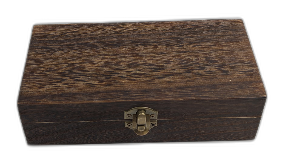 DailyDoseBox wooden medication box, closed